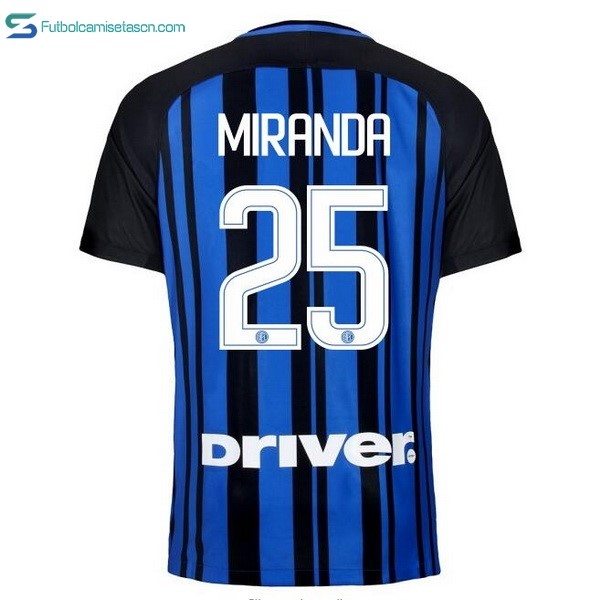 Camiseta Inter 1ª Miranda 2017/18